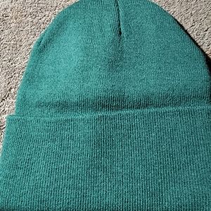 New hunter Green Knit Beanie Stocking Cap